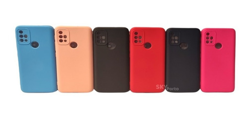 Funda Para Moto G10 De Silicona Con Felpa + Film Hidrogel  