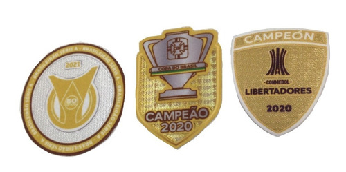 Patch Campão Libertadores + Cdb 2020 + Brasileirão 2021 3d 