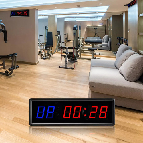 . Cronómetro Led De 1.5 Pulgadas Para Gimnasio