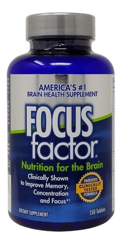 Focus Factor Suplemento Para Memoria 150 Tablets