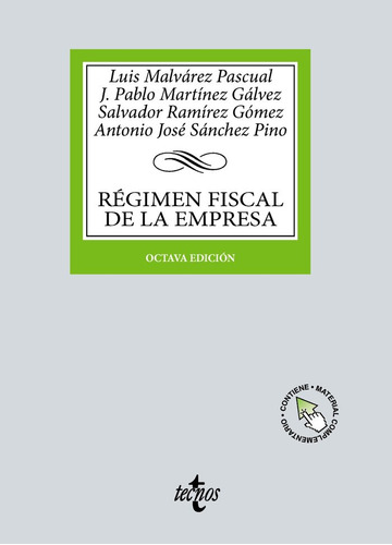 Libro Regimen Fiscal De La Empresa - Malvarez Pascual,lui...