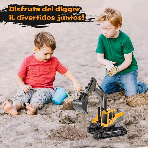 Excavadora A Control Remoto 1:24 Coches Rc De Juguete Para N