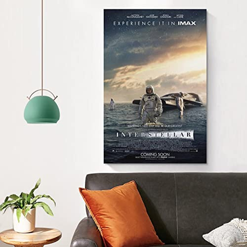 Póster De Película De Ciencia Ficción Interstellar D...