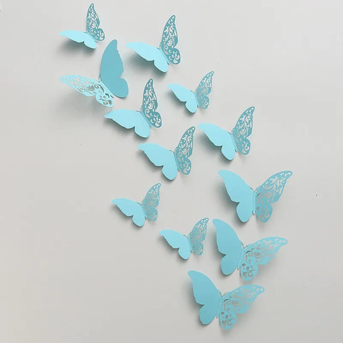 Adhesivos De Pared Con Una Mariposa De Encaje Para Deco