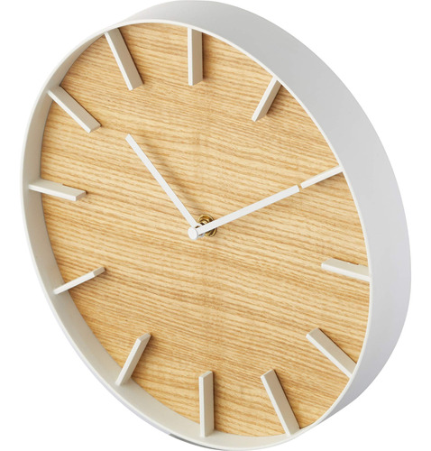 Yamazaki Home Reloj De Pared Rin  Decoracin Moderna De Mader