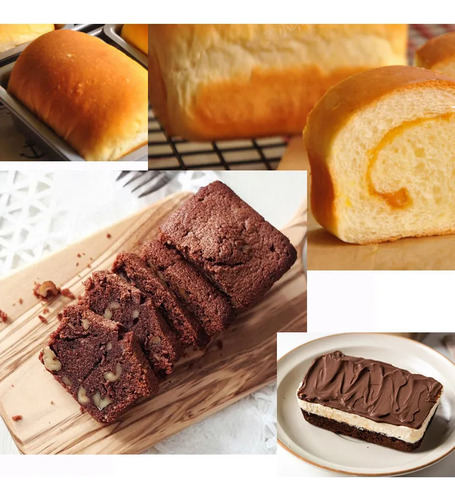 Hel Juego De Minimoldes Antiadherentes Para Pan De 2 Piezas