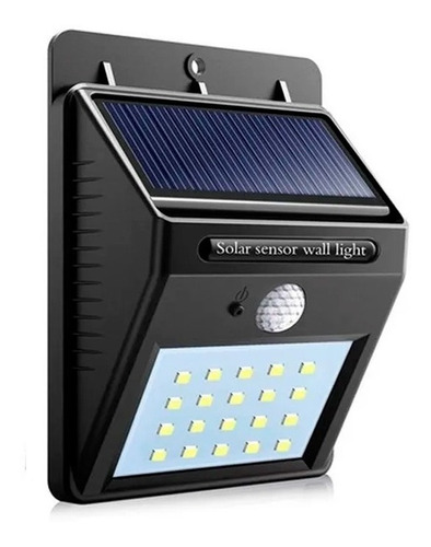 Foco Solar Con Sensor De Movimiento Para Exterior - Mgo