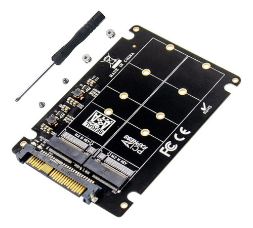 Adaptador Sas U.2 Sff8639 Para Ssd M.2 Nvme E Ngff Sata