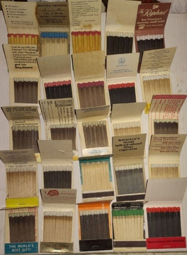 Cajitas De Fósforos Antiguas 25 Unidades Muy Buen Estado (Usado)