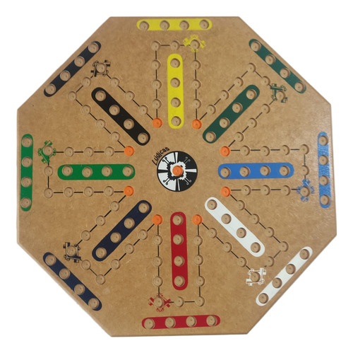 Juego De Mesa No Te Enojes Hua-hu 8 Jugadores Con Damas