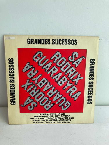 Lp Sá Rodrix Guarabyra  Grandes Sucessos 1973