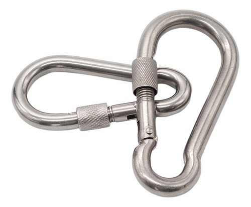 Paquete De 2 Mosquetones, Livianos,, Resistentes, 60x30x6mm