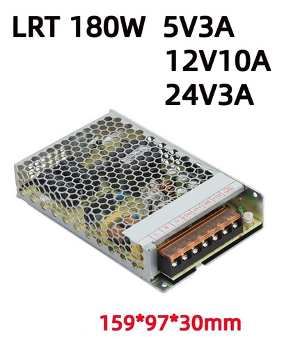 Fonte De Alimentação De Comutação Industrial 180w 5v-12v-24