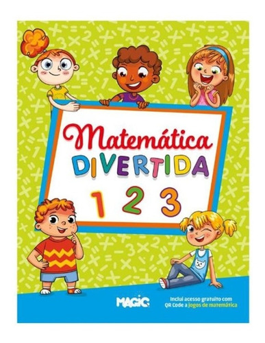 Livro Alfabetização Didatico Cartilha Matematica Divertida 