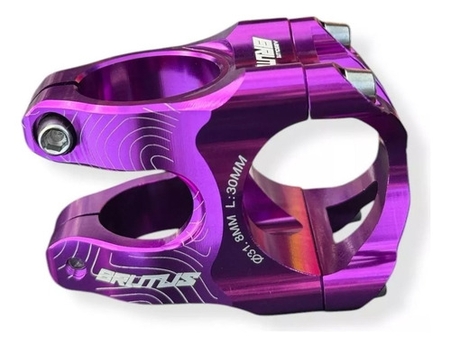 Suporte Guidao Mesa Absolute Brutus Ii Roxo 31.8x35mm Dh Bmx