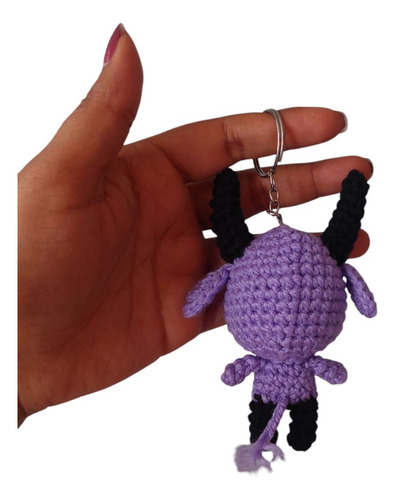 Baphomet Amigurumi Tejido A Crochet Morado