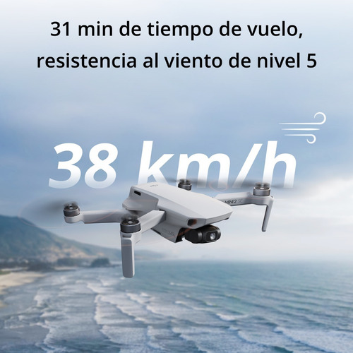 Imagen 5 de 5 de Drone Dji Mini 2 Se Fly More Combo Color Gris
