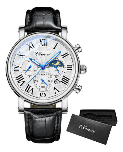 Reloj Cronógrafo Chenxi Cx-973 Moon Phase
