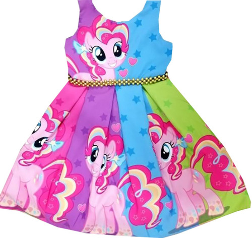 Vestido Rotondo Para Niñas De My Little Pony  - Rj