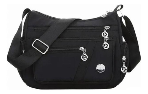 Negro Excelente Bolsa Impermeable Crossbody Bolso De Hombro