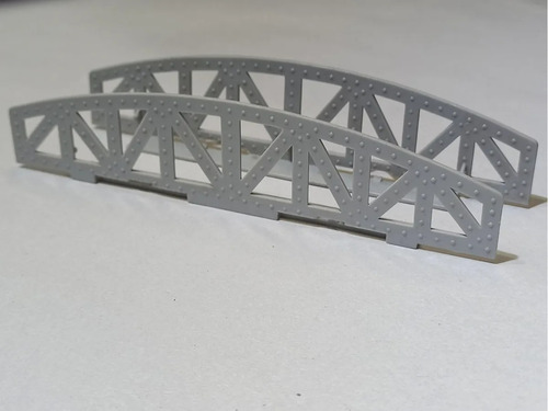 Imagen 3 de 10 de Laterales Puente Recrea Hierro Adorno Ho 1/87 Ferromodelismo