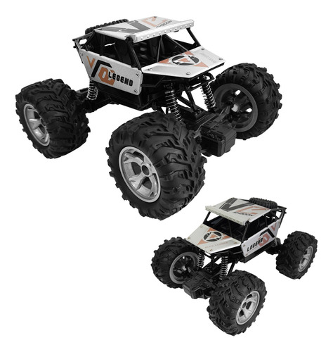 Auto 4x4 Control Remoto, Todo Terreno, C/usb - 13772 Gris