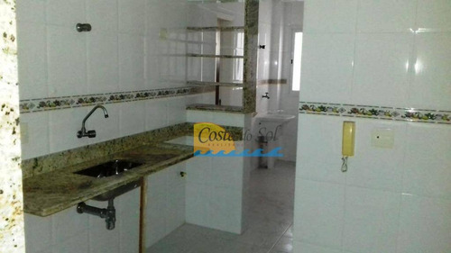 Apartamento Com 2 Dormitórios À Venda, 91 M² Por R$ 360.000,00 - Tupi - Praia Grande/sp - Ap14596