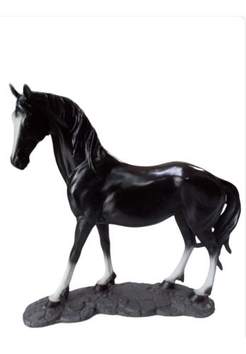 Caballo, Figura De Resina,60 Cm, Figura Minimalista Elegante