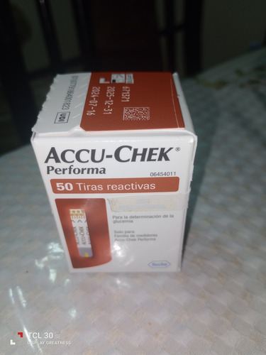 Tiras Reactivas X50 Accu-chek