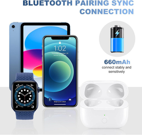 Para Estojo De Carregamento Compatível Com AirPods 3rd (sem