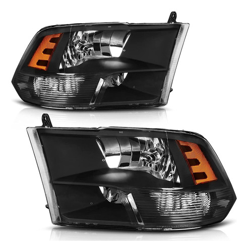 Par De Faros Ram 2009 2010 2011 2012 2013 2014 F/negro 2 As 