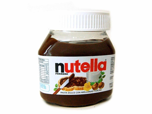 Dulce, Chocolate Brasileño Importado Ferrero® Nutella 140g