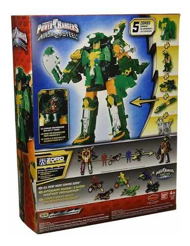 Power Rangers Ninja Steel Dx Rumble Tusk Megazord Figura De