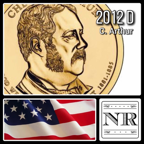 Estados Unidos - 1 Dolar - Año 2012 D - Km #524 - Arthur