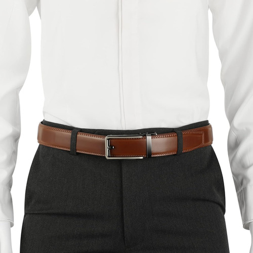 Cinturon Casual Lavemi Para Hombre Con Trinquete De