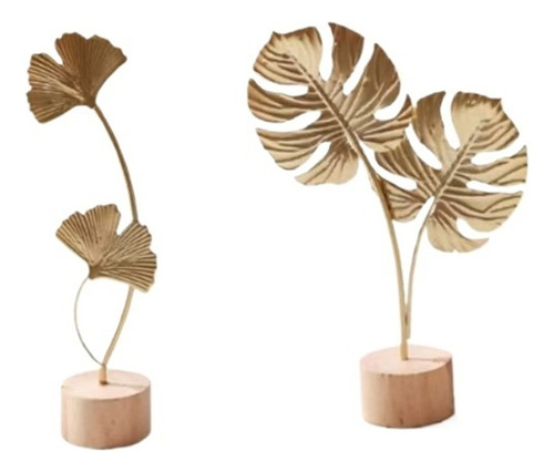 2 Adornos De Mesa De Árbol De Ginkgo, Decoraciones.