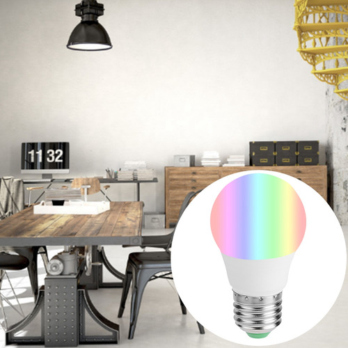 Bombilla Led E27 De 16 Colores, 3 W, Rgb, Control Remoto, Pa