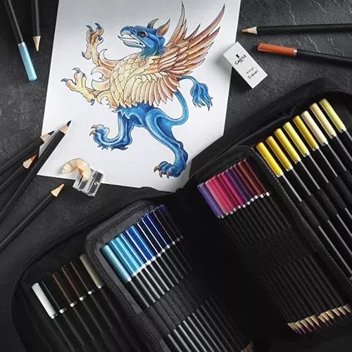 Castle Art Supplies - Juego de 72 lápices de colores con