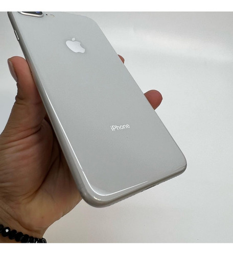 Imagen 2 de 10 de Apple iPhone 8 Plus 64gb Silver Cargador Cable Funda Glass