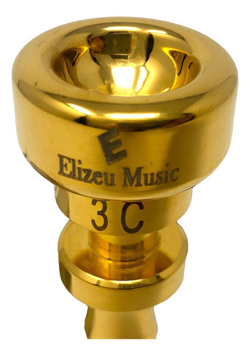 Bocal Trompete Elizeumusic Gold 3c (eg3c)