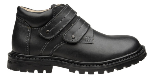 Zapatos Escolares Supershoes De Piel 135-(159) Negro Niño