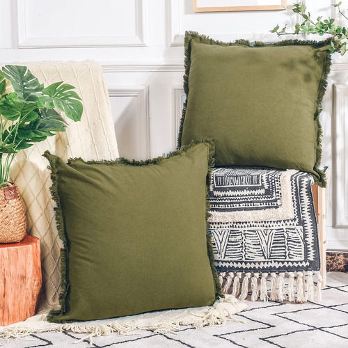 Nexhome Pro Boho Throw Cubras De Almohada Para El Juego De 2