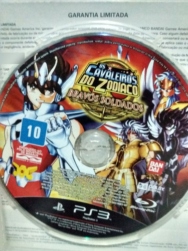 Combo Os Cavaleiros Do Zodiaco Ps3 Midia Física R$ 129,90 (Usado)