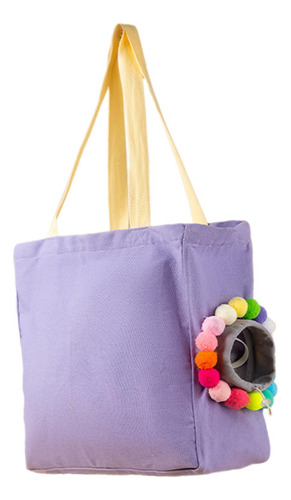 Bolsa Transportadora Para Gatos, Bolso Para Gatos M Violeta
