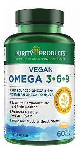 Omega 3-6-9 Fórmula Vegana Y Vegetariana Omega -  5 En 1  Co