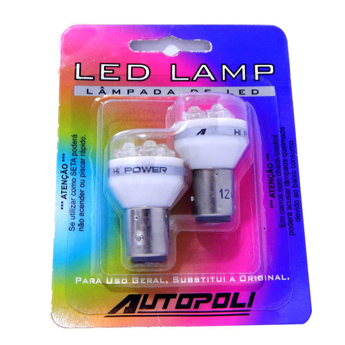 Kit Led Autopoli 12v Com 04 Leds Branca 1034-12v Hi-light