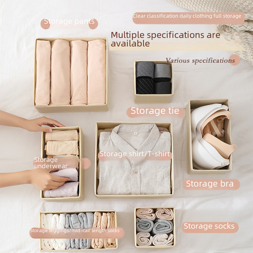 Conjunto Ordinario De Tres Piezas: Ropa Interior Plegable No