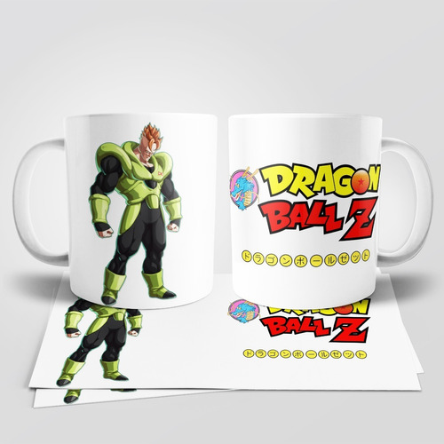Dragon Ball Z Androide 16 Retro Taza Tu Propio Estilo