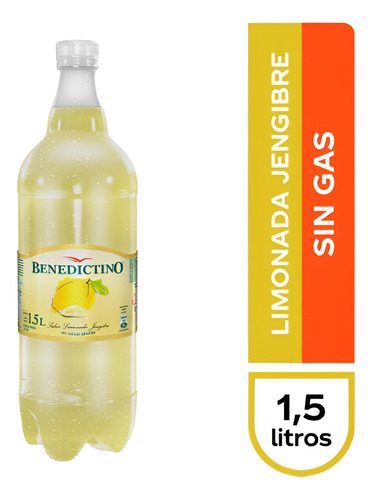 Agua Saborizada Benedictino 1,5 Litros S/azúcar Añad. Elige
