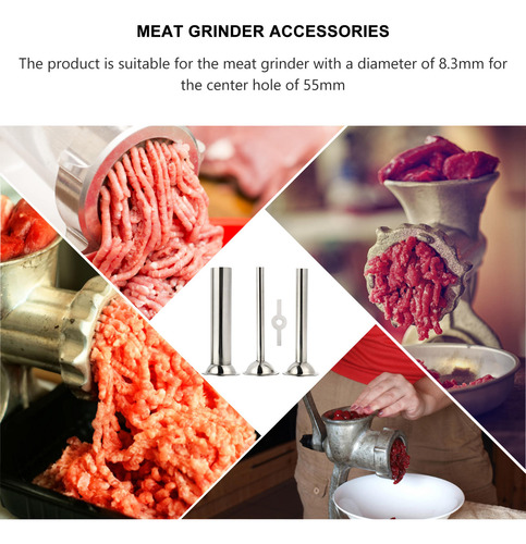 Un Juego De Accesorios Para Carne De Acero Inoxidable Con Sa